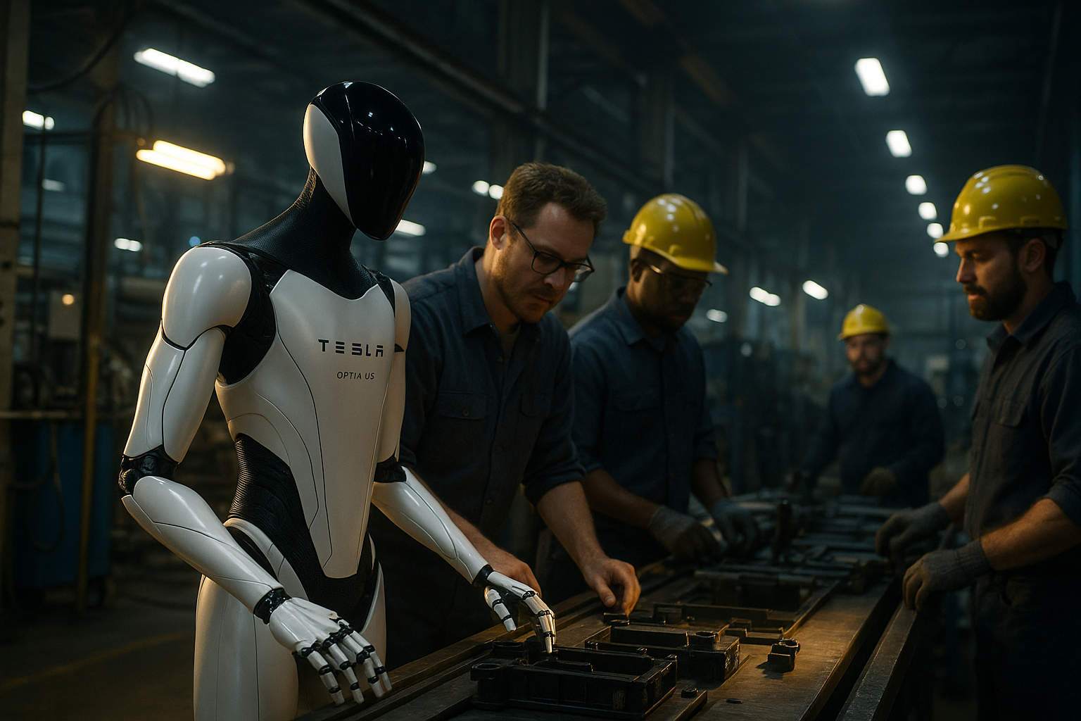 הרובוטים של Tesla נכנסים למפעלים — והעובדים לא בטוחים מה לחשוב